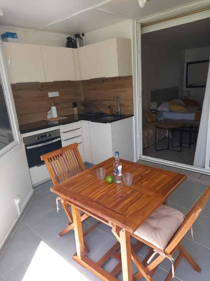 Grand Studio De 41 M², Vue Mer Et Jardin Tropical. Ле-Гозье Экстерьер фото